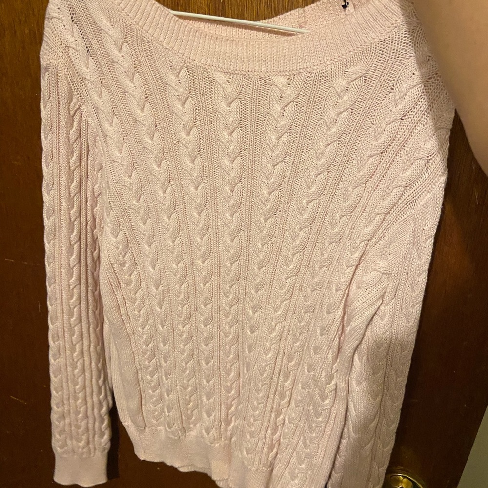 Pink Cable knit sweater from H&M
